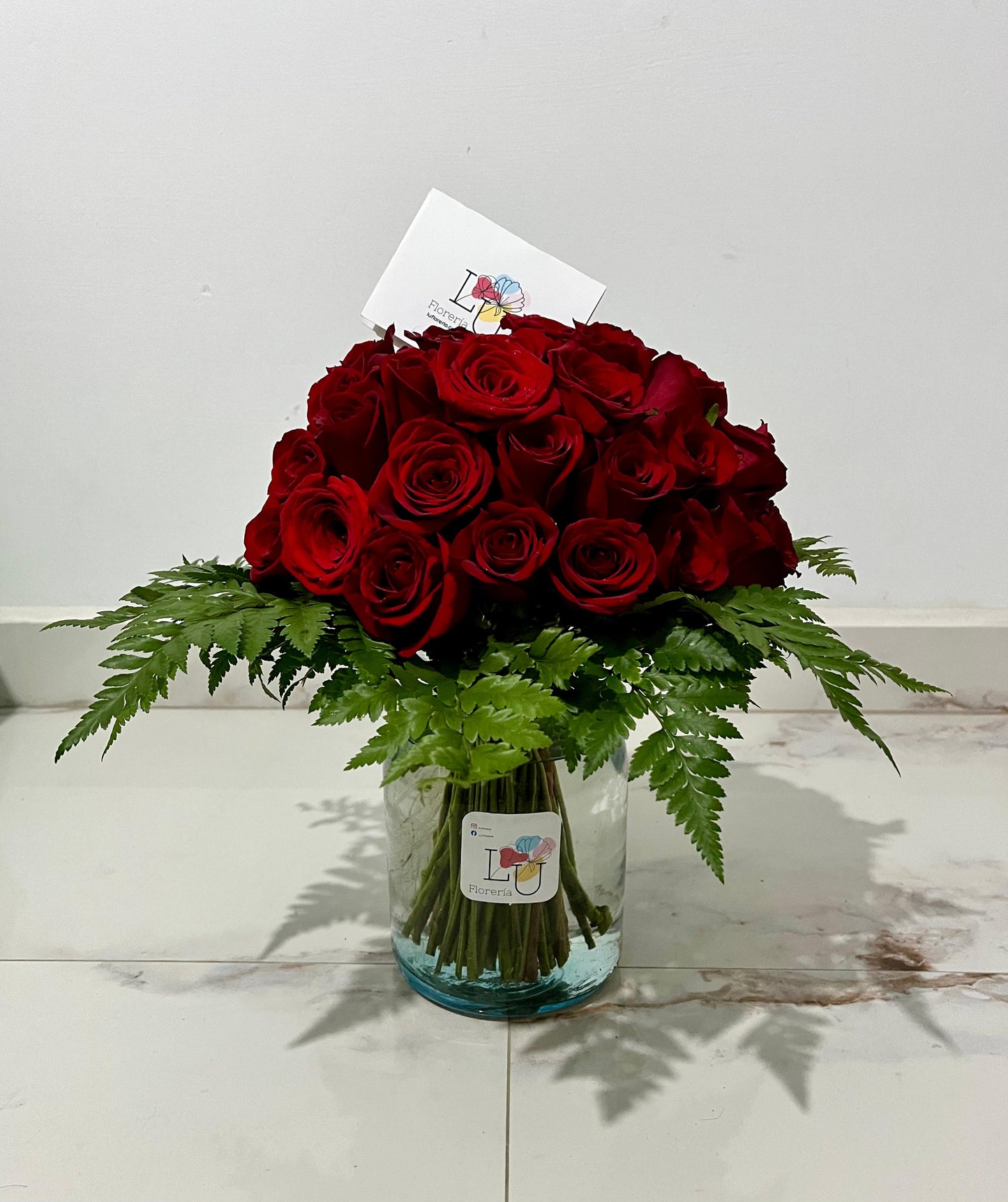 Arreglo rosas rojas