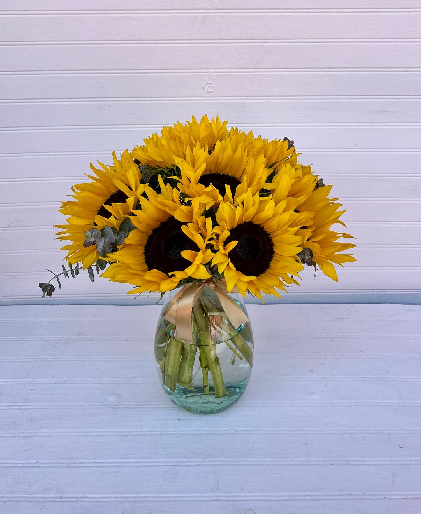 Arreglo 10 girasoles