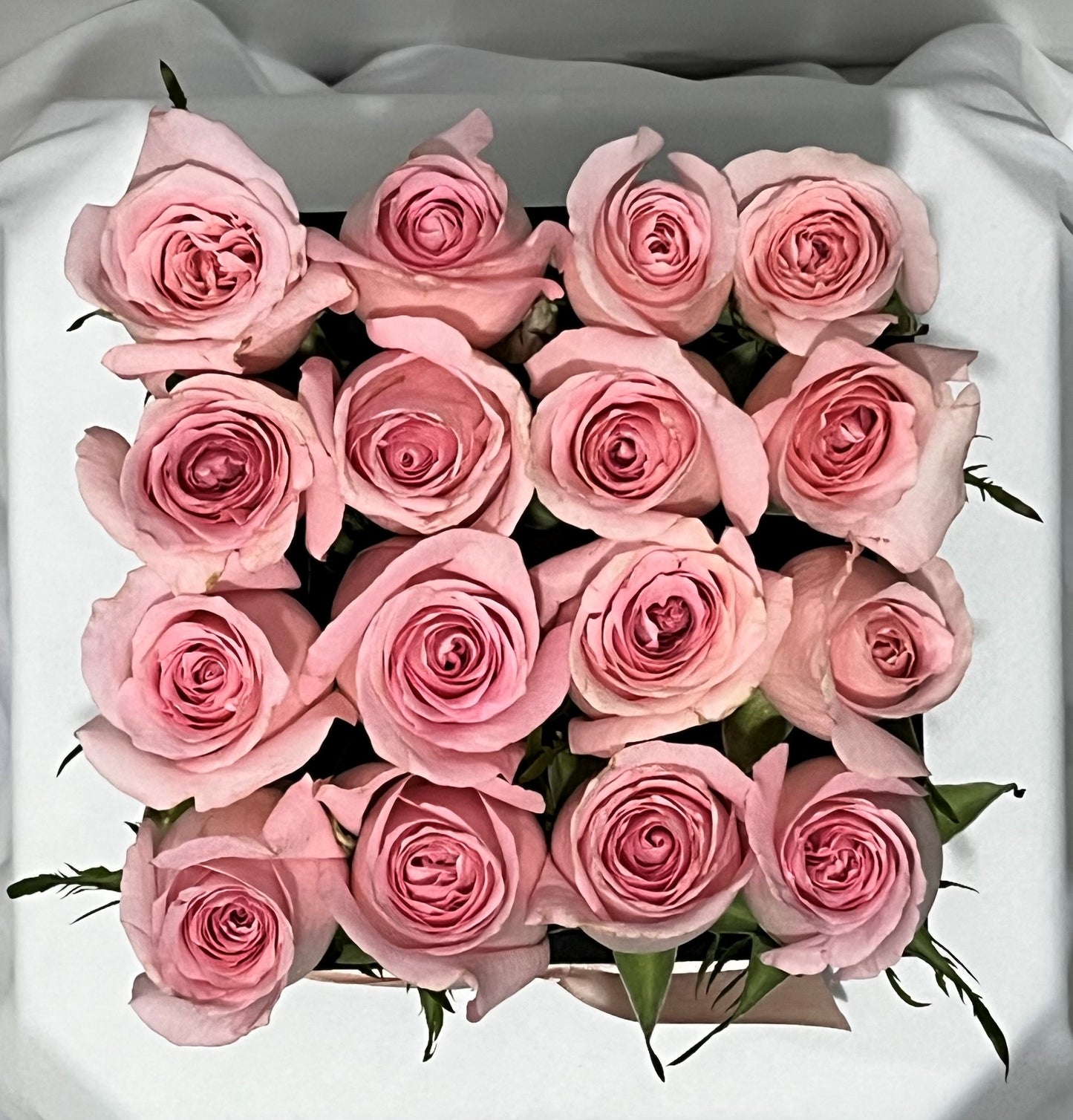 Caja rosas rosadas